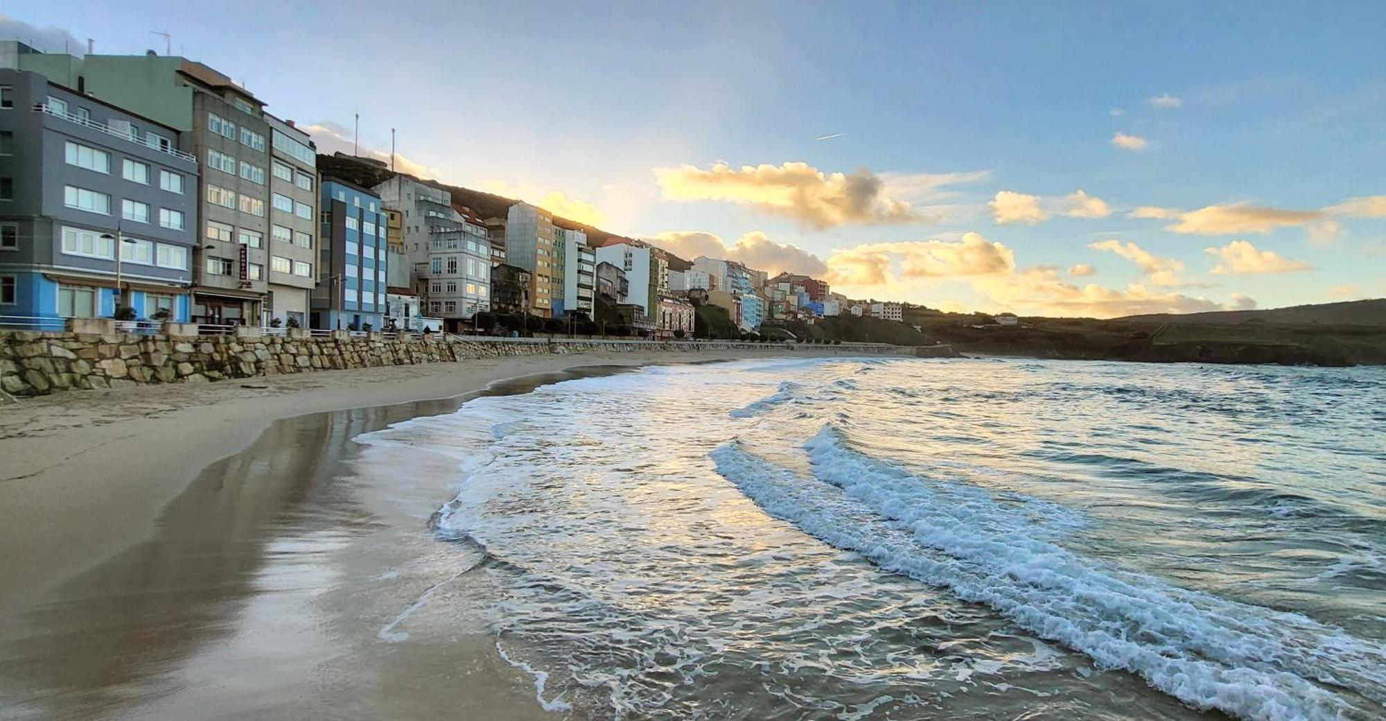 Ag Miramar Malpica X4 Vistas Playa Costa Da Morte Exterior foto