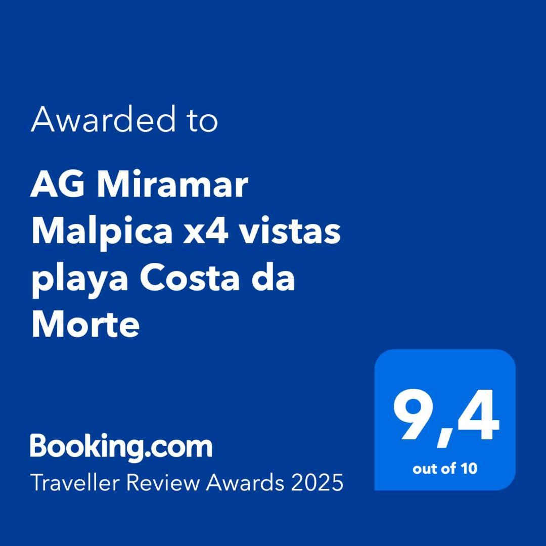 Ag Miramar Malpica X4 Vistas Playa Costa Da Morte Exterior foto